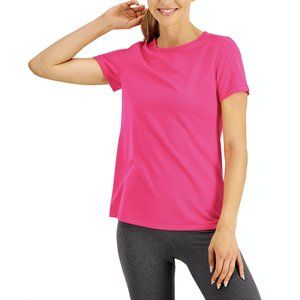 ID Ideology Womens Short Sleeve Rapid Dry Active T-Shirt Pink S M L 2XL